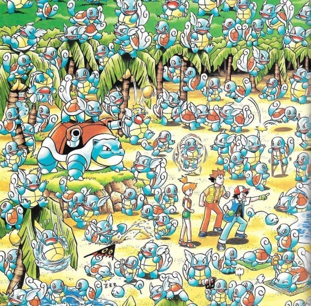 Redsfusion's tweet photo. A ver quien encuentra al Pokémon infiltrado 👀 https://t.co/ALdd7bkWVK