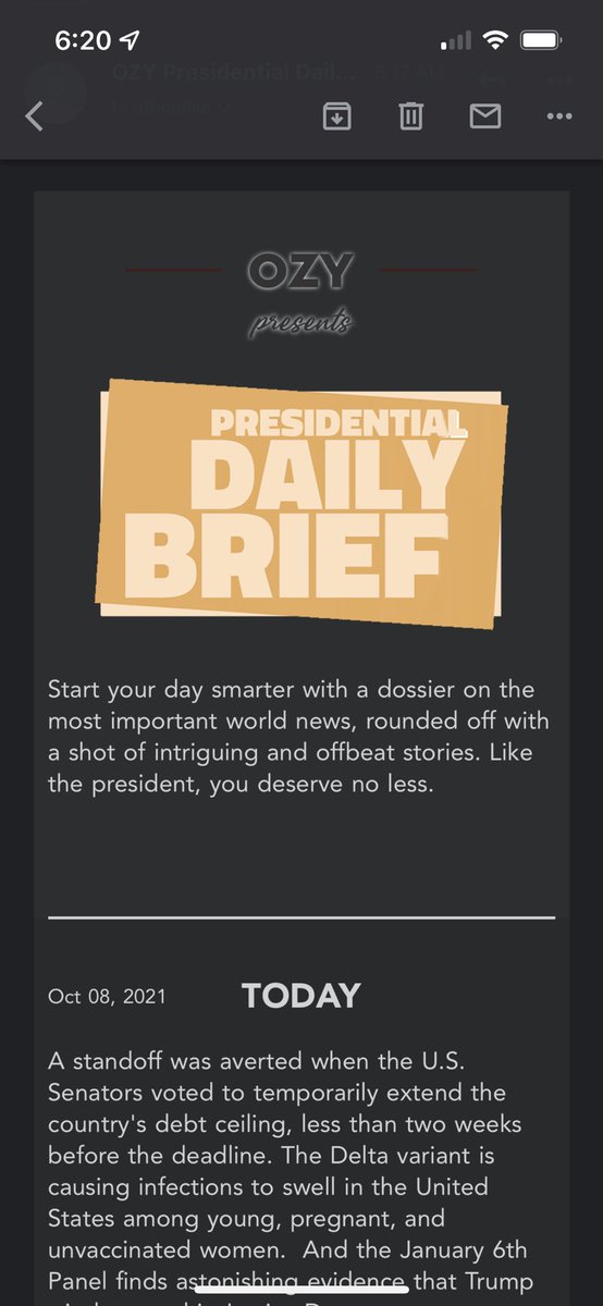 I guess Ozy Media is back? Just got their daily email again.