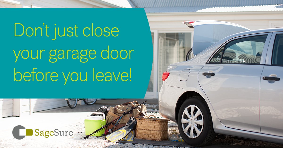 TexInsuranceGal's tweet image. If you have a garage door opener, disable it during your trip and make sure your garage door is securely locked. Smart thieves can find the frequency to open an automatic garage door. On a similar note, never keep hidden keys outside your home! #VacationSafety
