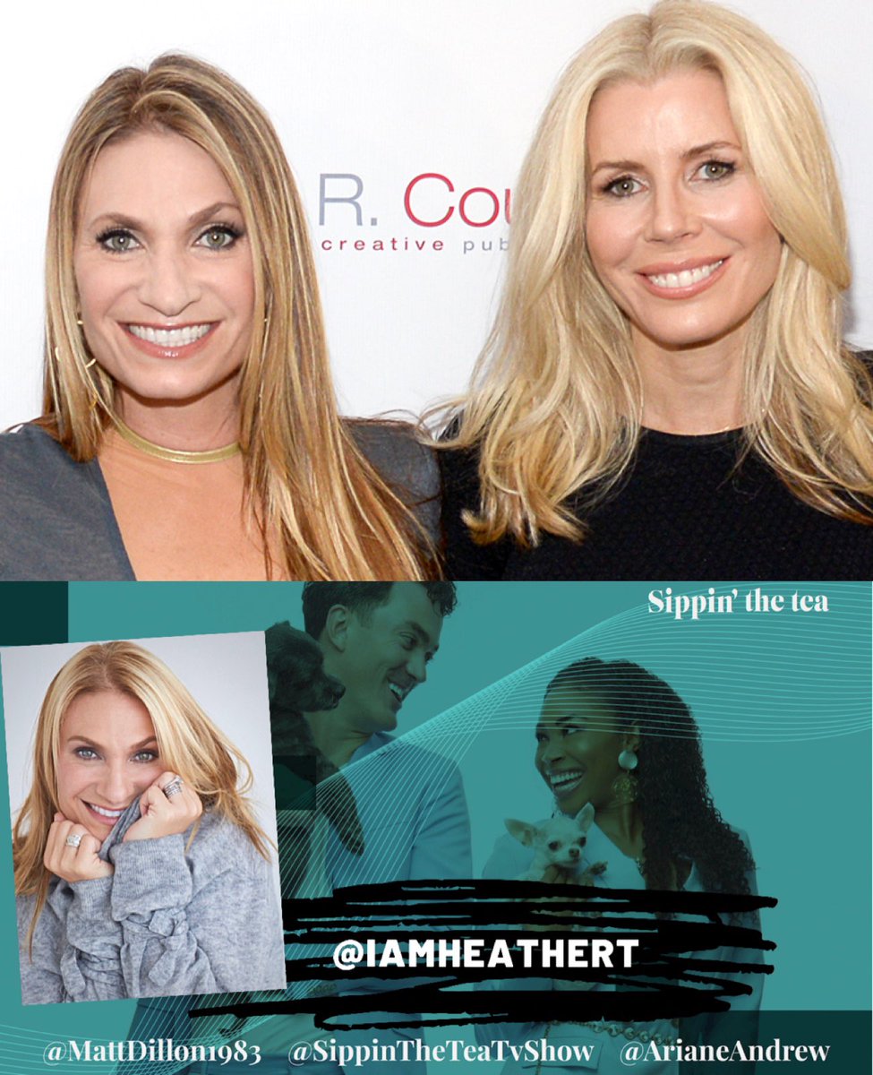 Watching my girl <a href="/iamHeatherT/">Heather Thomson</a>’ chat on <a href="/sippintheteatv1/">sippintheteatvshow</a> with <a href="/mattdillon1983/">Matt Dillon</a> &amp; <a href="/ArianeAndrew/">Ariane Andrew</a>. Catch it all here: youtu.be/ElcckZrioZ4. #RHONY