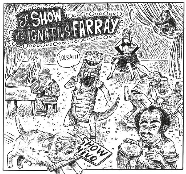 IgnatiusFarray's tweet photo. Este próximo miércoles 13 sale el libro de EL BICHO QUE SE DEVORA A SÍ MISMO (con los dibujos de la mejor artista del mundo que es Aroha Travé). https://t.co/rwhlv5DN5G