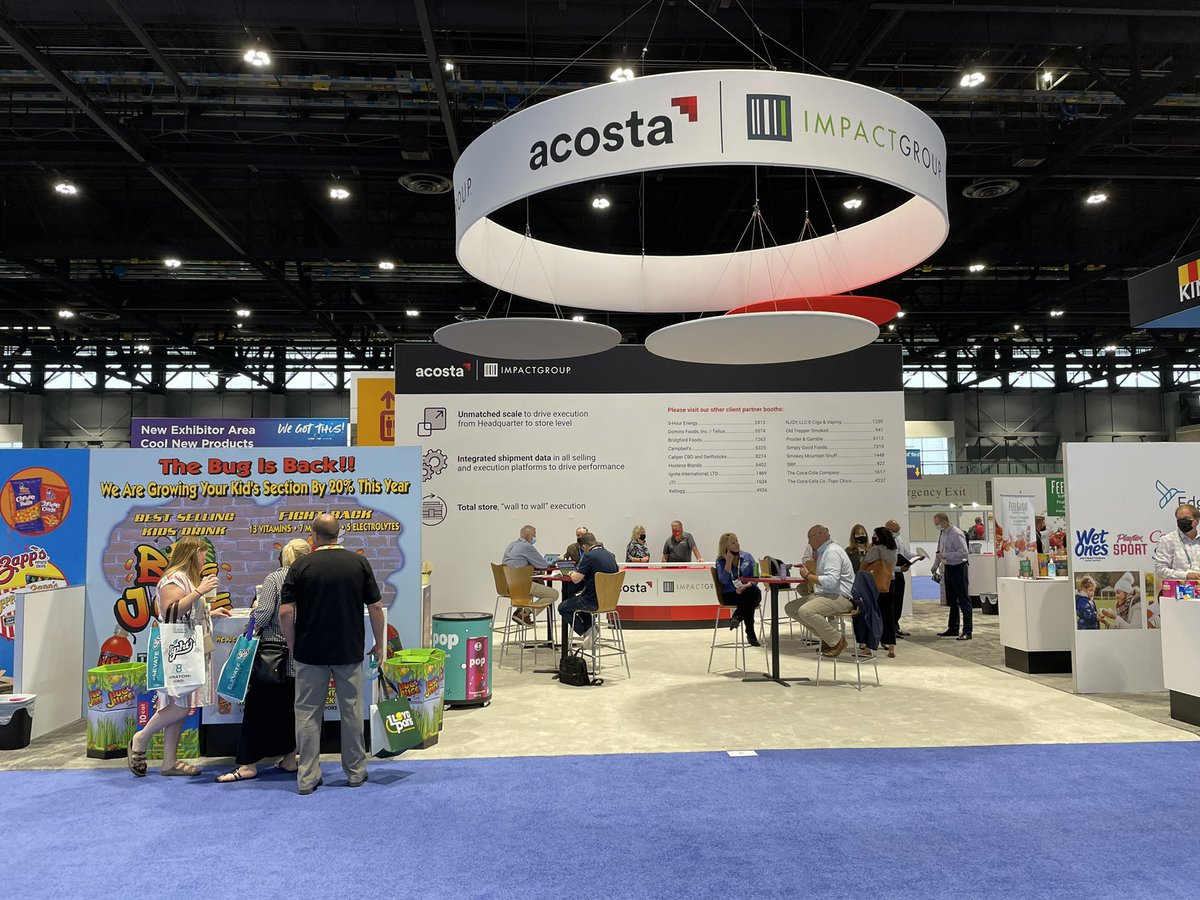 RKevinMiller's tweet photo. The @AcostaSales convenience team and our client partners had another successful @NACSonline Expo in Chicago. It was wonderful to see so many of our great customers in person again. #OurATeam https://t.co/L0Kab1MnpC
