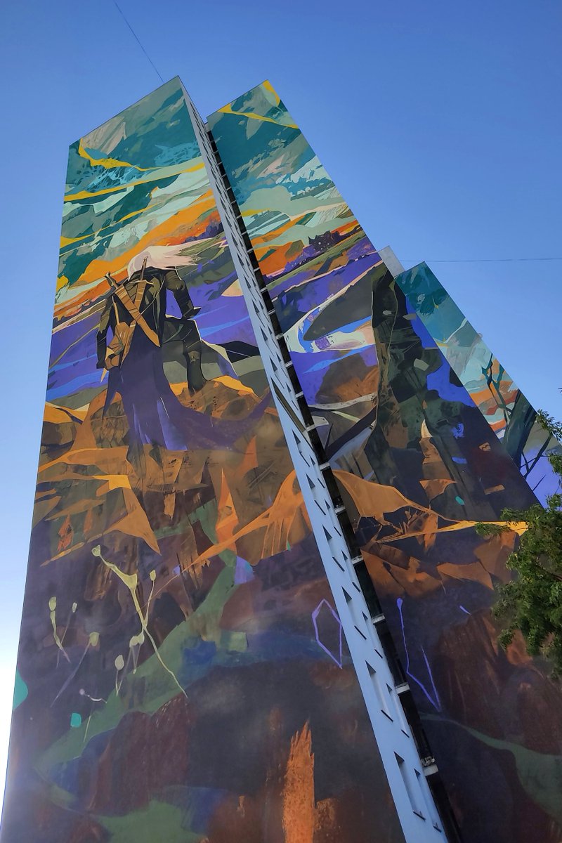 thewitcher's tweet photo. Geralt of… Łódź?

A mural depicting Geralt of Rivia, designed by Jakub Rebelka, was recently created in Łódź, Poland 🙌🖌️ 

Place of Power, it’s gotta be! https://t.co/phWXjp6jCJ