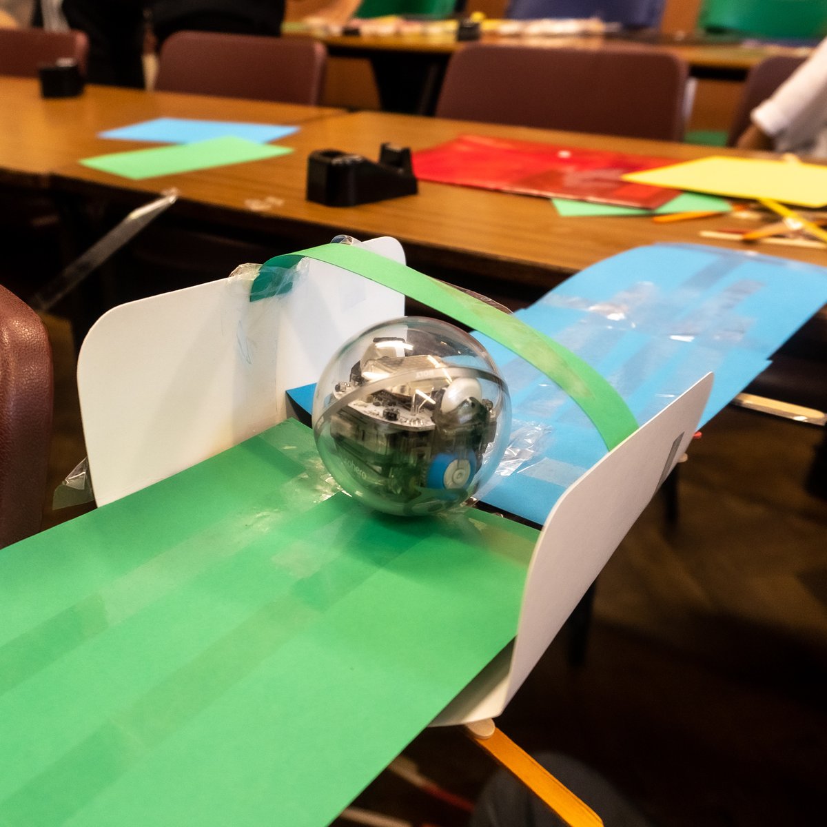 aveea_org's tweet image. So our post a few days back was the start of the bridge building activity. What we did after was to see if we could get Spheros to travel across them (which they definitely did) 

#Aveea #AveeaAcademy #STEM #STEMEducation #Sphero #BridgeBuilding