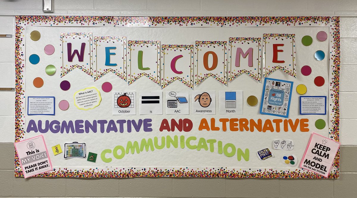 It’s that time of the year again - AAC Awareness Month! Come visit to learn more! @KESPrincipal6Cs @Carmelschools <a href="/joesimoni11/">Joe Simoni (he/his/him)</a> #AACawarenessmonth