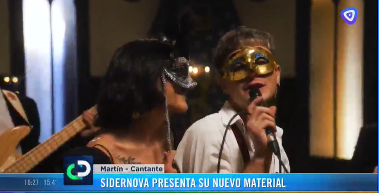 elTresTV's tweet photo. #CADADÍA #ESPECTACULOS @SIDERNOVA la banda de pop rock rosarina presenta su nuevo material 🎵🙌 https://t.co/jy80GceIme