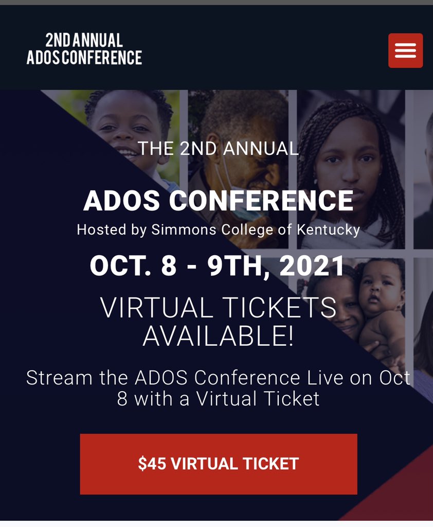 KWCosby's tweet photo. So excited to be speaking at the 2021 #ADOS Conference!
#reparations #ADOS #ADOSConference21 https://t.co/mfBHlMOEyZ