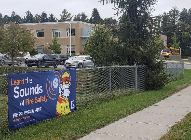 Just a shout out to <a href="/theHillsPS/">Northumberland Hills</a> for helping us spread the word of our Fire Prevention Week Campaign “Learn the sounds of Fire Safety”