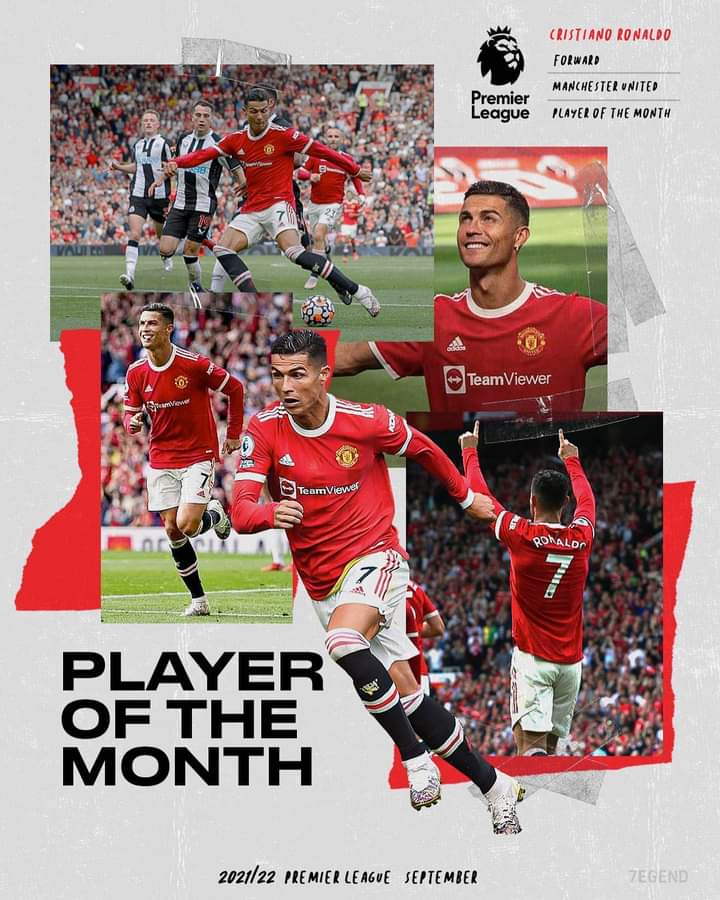 Lawrett89725971's tweet photo. Ronald 🗣️ Proud to be elected Player Of The Month among so many great players in the Premier League. 

Thanks to all my teammates at Man Unitedcouldn’t have done it without them. Let’s keep working hard and the results will come! 

#MUFC #football #worldcup #sports https://t.co/yICtgDIYI1