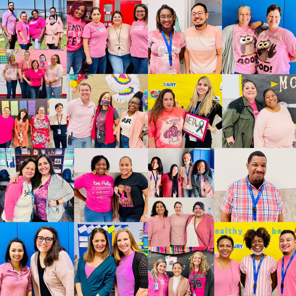 HSACypress's tweet photo. We wear PINK in honor of #BreastCancerAwarenessMonth 🎀 @HarmonyEdu https://t.co/9XBv9wUYuZ
