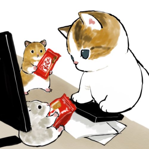 「猫 ハムスター」のTwitter画像/イラスト(古い順)