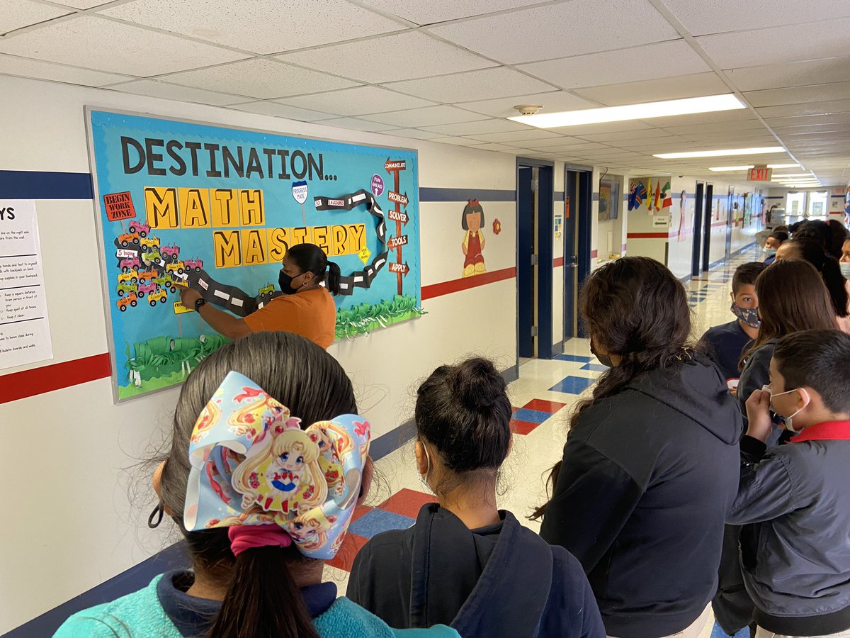 There’s nothing I love more than spontaneous data conversations in the hall! Ms. Johnson’s 5th graders are especially motivated because a 4TH grader is in the lead, having passed 15 ImagineMath lessons so far! #travellingtonewheights <a href="/jrharris166/">JR Harris Elementary</a> <a href="/HISD_ElemMath/">Houston ISD Elementary Math</a> @HISD_Assessment