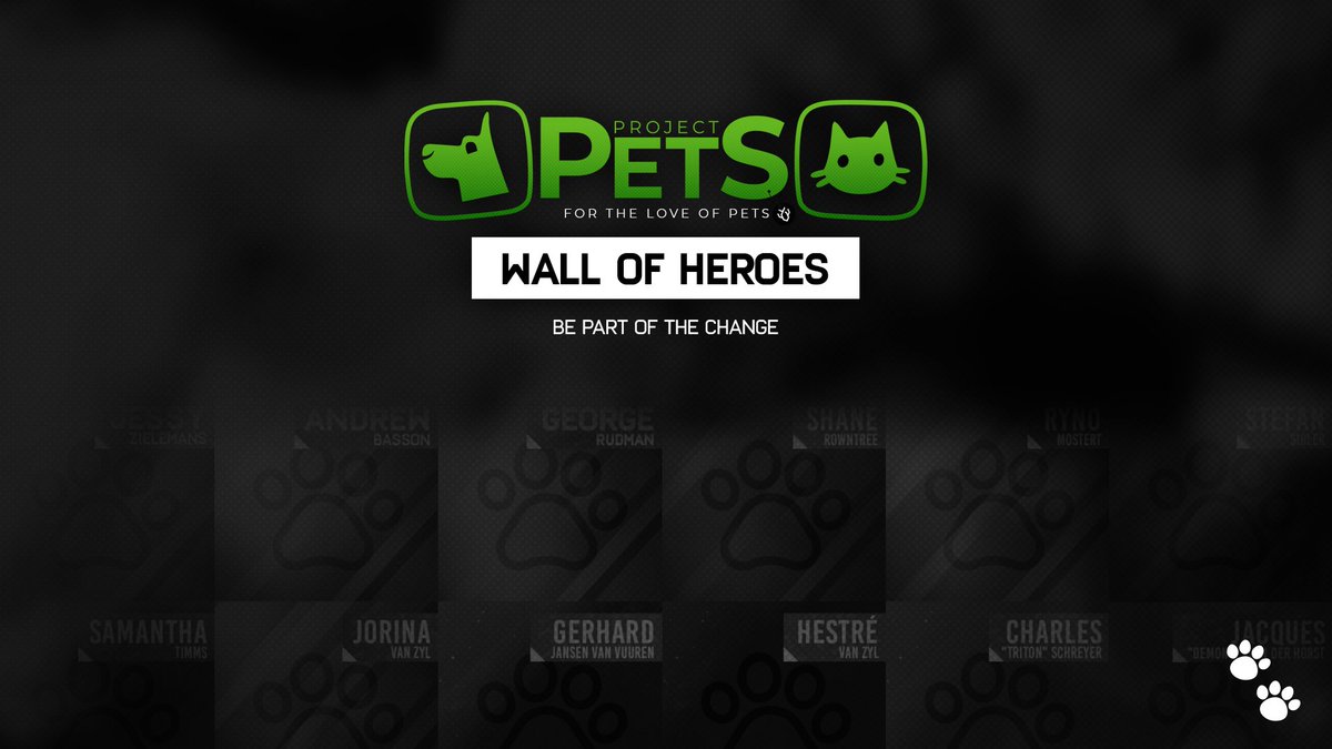 omnius_gaming's tweet photo. ๐๐ฒ ๐ฝ๐ฎ๐ฟ๐ ๐ผ๐ณ ๐๐ต๐ฒ ๐ฐ๐ต๐ฎ๐ป๐ด๐ฒ ๐๐ผ๐บ๐ผ๐ฟ๐ฟ๐ผ๐! #ProjectPets ๐ฑ๐ถ
Helping out lands you a spot on the ๐ช๐ฎ๐น๐น ๐ผ๐ณ ๐๐ฒ๐ฟ๐ผ๐ฒ๐
https://t.co/rAfzktYBxQ
Catch our content creators @DutchWolfZA & @HavoKKGames tomorrow for the charity stream ๐ https://t.co/p46JfFKnkt