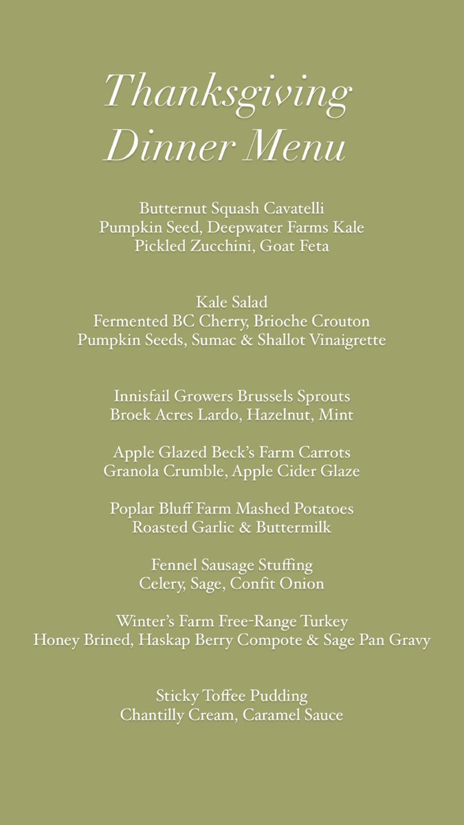 Gather with your family this weekend at River Café &amp; enjoy a traditional family style Thanksgiving dinner. Reservations are strongly recommended, link in bio. #yyc #thanksgivingyyc
