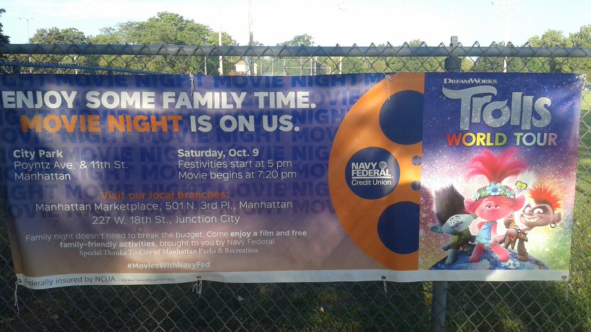 JBB_KANSAS's tweet photo. Free Trolls movie night in the park? Sign me the fuck up! https://t.co/hZp53PuPCk