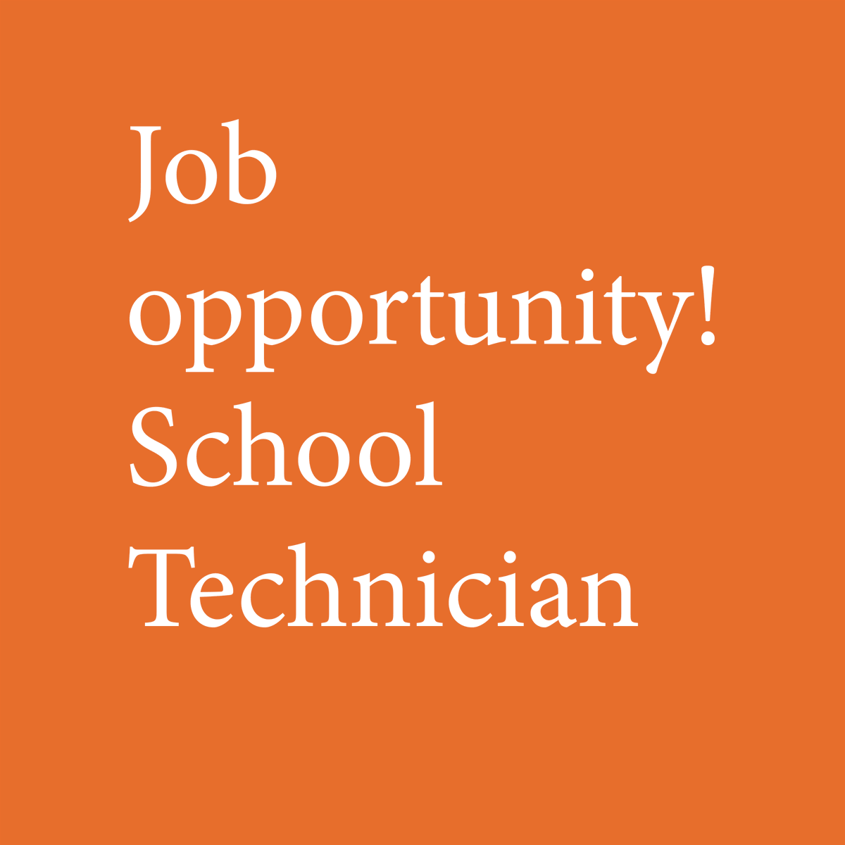 ExhibitionDJCAD's tweet photo. Work with us. @DJCAD are hiring a School Technician - Exhibitions and Events (Maternity Cover) based at Cooper Gallery. Application deadline 14 October. Full details: https://t.co/bvAJosJADe #artjobs #technician #Dundee https://t.co/eWuRvldWId