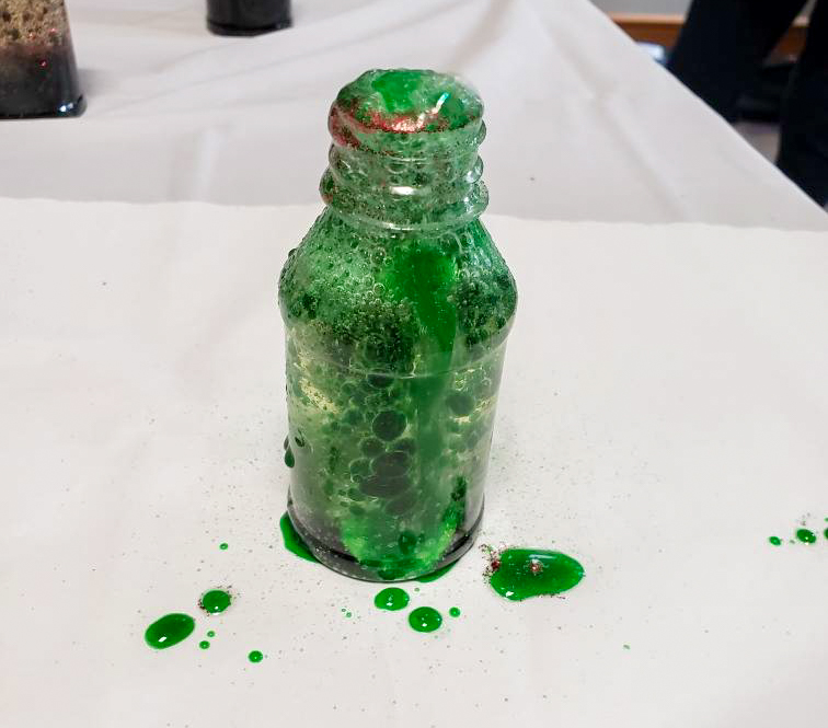 FralinLifeSci's tweet photo. Kristy Collins, our director of education and outreach, and @OrionScienceLLC assisted children attending the @VTSciFest in making groovy lava lamps 🌋 and super sticky magnetic slime ⚡️.

It looks like fun was had by all!

(And look at that awesome @FralinLifeSci swag! 😎) https://t.co/D5WHSTsJZE