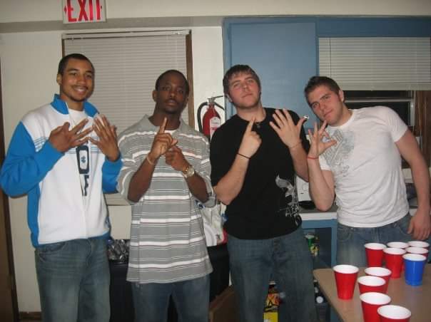 NauldtheGreat's tweet photo. Happy Birthday to my Kansas City/@SimpsonCollege comrades @RobbyNap &amp; @Coach_Nap. Stay blessed fellas #SimpCo #SC #RollStorm #FlashbackFriday https://t.co/XhqpfWsEBB