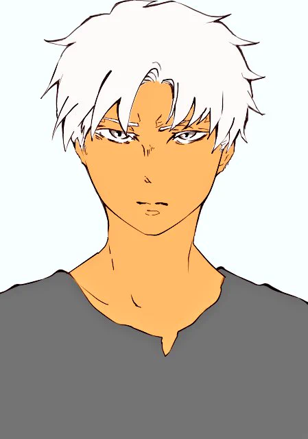 色を少し調整してみたんですが、エミヤの肌の色はこれぐらい濃い方がいいかもしれないわ……これも実際に塗ってみんと全然分からんな…… 