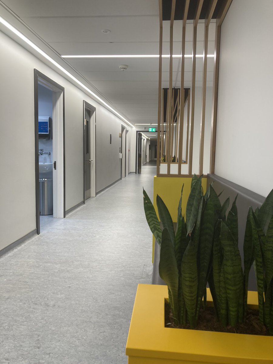 NinaStonelake's tweet photo. Wonderful welcome from @UWEBristol #EyeClinic staff &amp; @OptometryUwe students at the #Glenside campus.

Amazing facilities &amp; comfy sofas too.

Now open for staff &amp; community patients. N.B. Colour co-ordinated tops aren’t necessary to visit! 

#optician #HelloYellow #UWEBristol https://t.co/pXLRjdHkGt