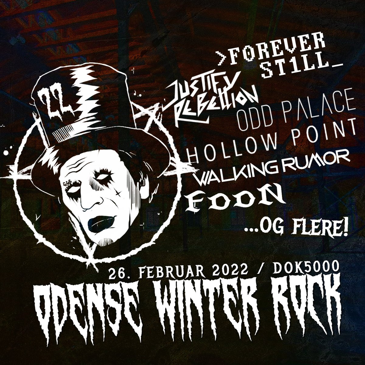 We are rocking Odense with the most awesome event ever! 
Winter can't come soon enough ❄☃️ #foreverstill #junkyarddrive #Odense #rock #festival #Heavymetal