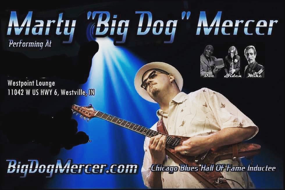 WestpointLounge's tweet photo. There’s nothing sad about the blues we will be enjoying tonight from Big Dog Mercer!! 🎵

Come out to Westpoint tonight for some incredible music!🎵

#westpoint #westpointlounge #westpointloungebar #westpointloungeandgrill #blues #bigdogmercer #bigdog #martymercer #chicagoblues https://t.co/Al8UjgLGad