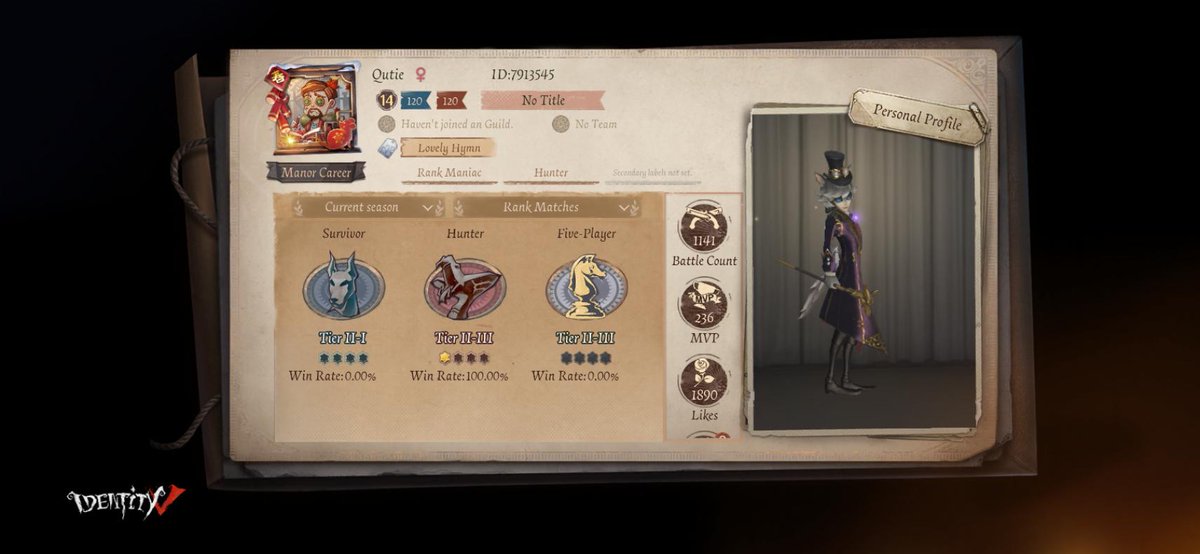 I'm playing Identity V. Fancy a game?