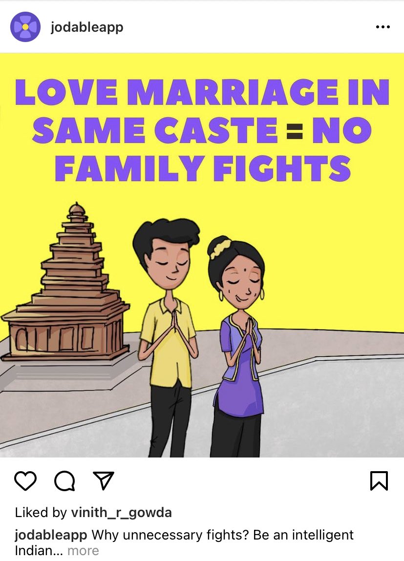 DammitDamini's tweet photo. “casteism no longer exists in this country” 🤢🤢🤮 https://t.co/y7I25O4N7f