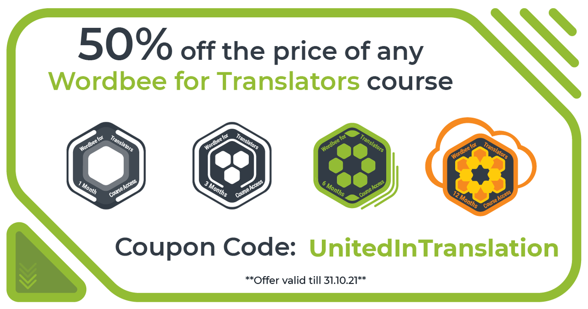Wordbee's tweet photo. #Translators deserve more than just 1 day of recognition! That's why we partnered with @Wordcraft_GmbH 

Don't miss out on this exclusive deal.
https://t.co/6fbAoG8tLG

#translation #xl8 #translate #t9n #l10n #i18n #g11n #translator #Localization #languageindustry #cattools https://t.co/2t7WQPaoyz