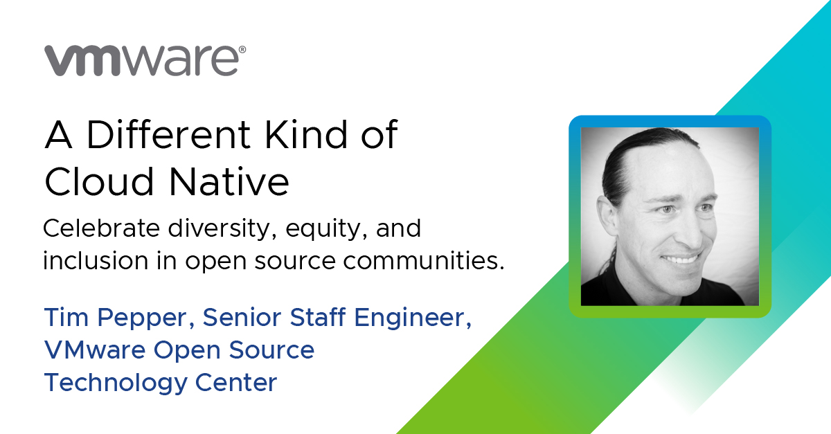 Join us on Oct 13th at @Kubecon_ to hear Tim Pepper (@pythomit) speak on celebrating diversity, equity and inclusion in open source communities. You don’t want to miss this! bit.ly/3hUUL3g