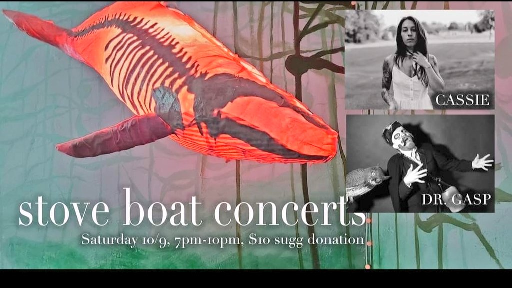 This show happening in my backyard tomorrow! 7pm ET, streaming <a href="/DanBlakeslee/">Dan Blakeslee</a> as Dr. Gasp and Cassie as Cassie. Join us in person if your in <a href="/NewBedford_MA/">City of New Bedford</a> or on the YouToobs. sarahdonner.com for show deets