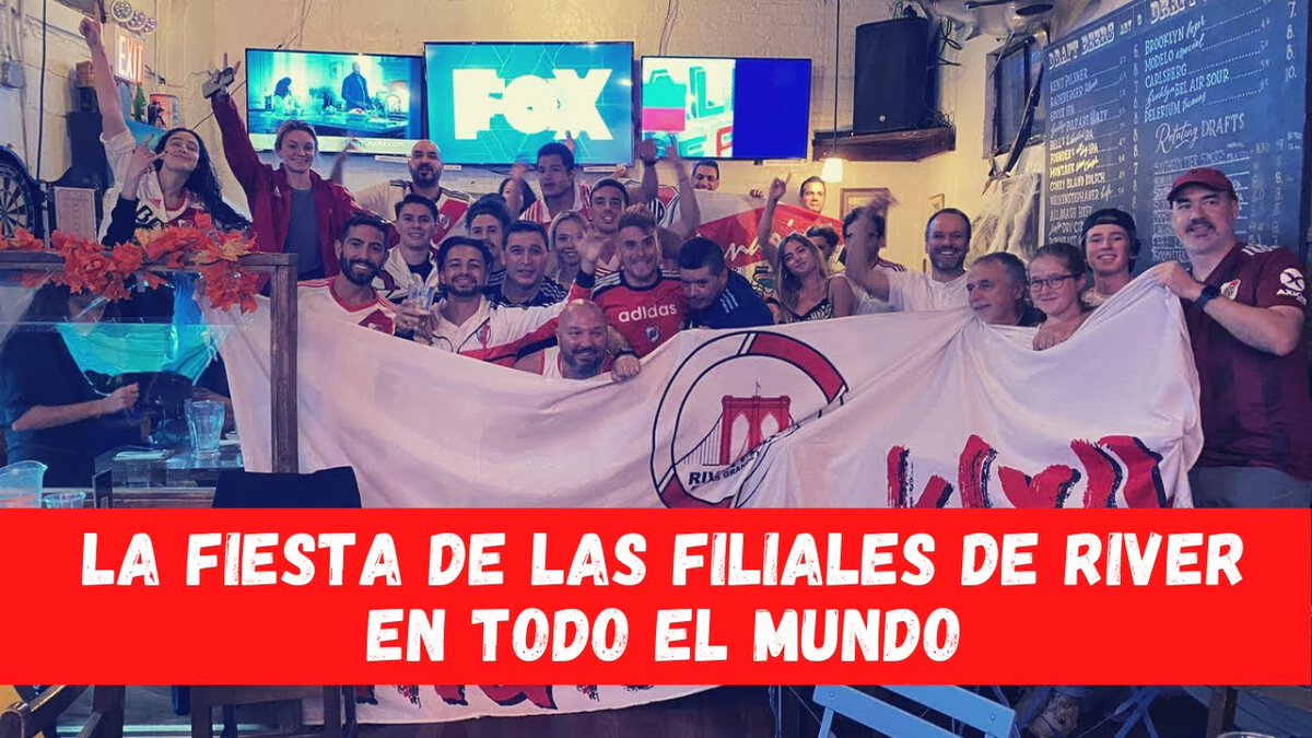 RiverPlateCR's tweet photo. Espectacular el gran video de La Máquina Radio de cómo se vivió el superclásico en las diferentes filiales del exterior!!
#RiverEsMundial #FIFRP #FRPCRMC
https://t.co/C2IfTWlcsu https://t.co/h92Lz4ovE5