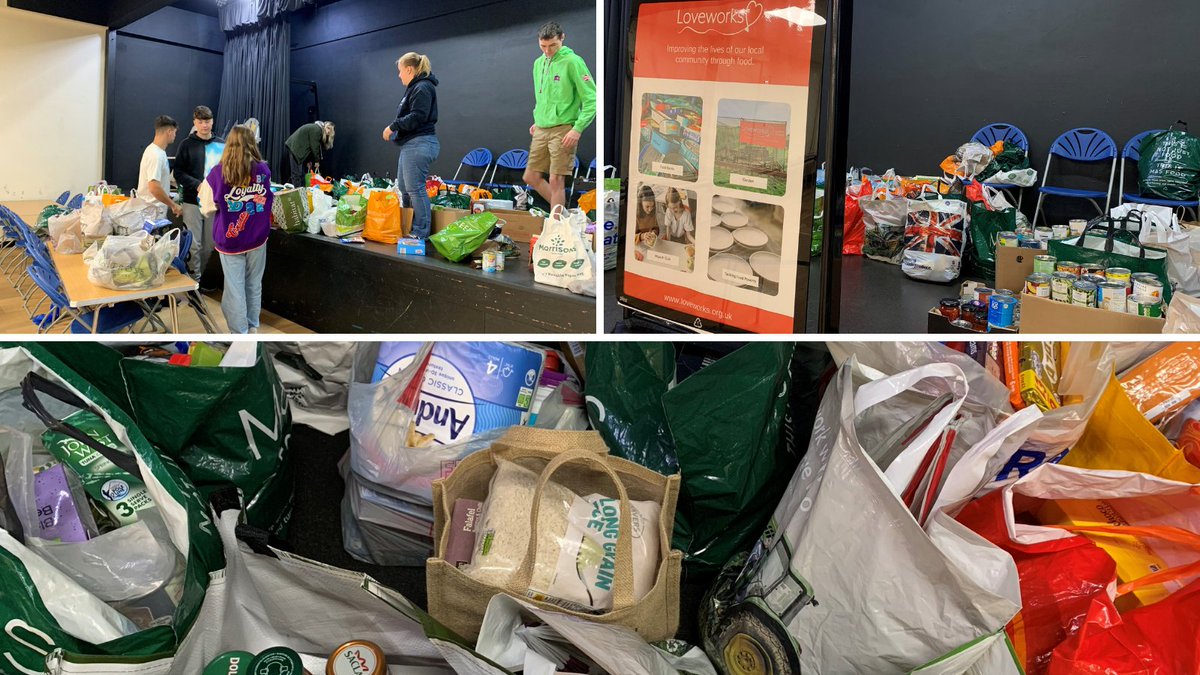 Thank you for all your generous donations to @Loveworksorg and to the Sixth Form students who helped to organise the collection. #Charity #MuftiDay