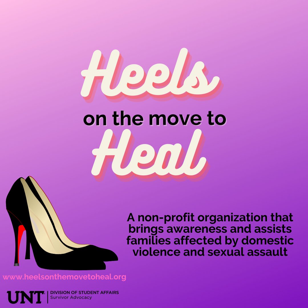 Do you have any clothes that you no longer wear and would like to donate?

If so, stop by our donation box 📦 located outside Union 411 on the 4th floor starting 10/11!

Clothing will be donated to Heels on the move to Heal. See our Instagram @untsurvivoradvocate for more details