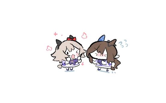 カレンチャン&amp;アドマイヤベガ #ウマ娘 