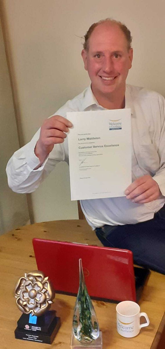 Here is ours - Lorry Middleton, <a href="/VisitEngland/">VisitEngland</a> Tourism Superstar 2020 and Gold winner at the 2019 <a href="/BStourismawards/">BeautifulSouthAwards</a> (sponsored by us!).
Lorry's passion for great customer service never fails to make us smile!
bit.ly/3ihXO5Y
<a href="/instituteofcs/">The Institute of Customer Service</a> #NCSW21 #csheroes #recognition