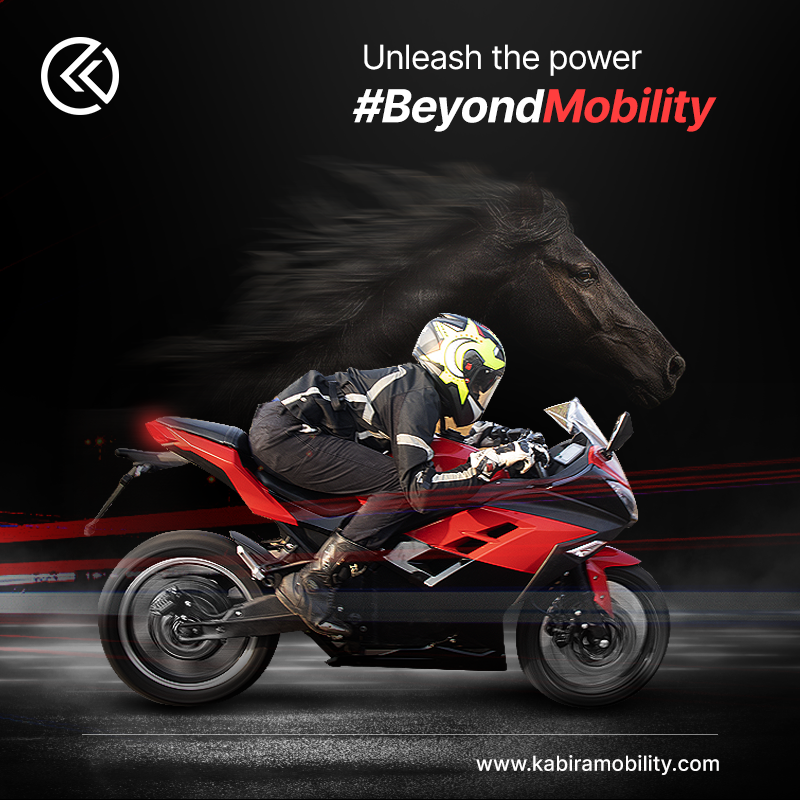 KabiraMobility's tweet photo. Equipped with a hi-torque BLDC hub motor that can peak the power upto 8000W EV bike from Kabira Mobility are designed to give you the thrill of power. Enjoy the adrenaline rush! #BeyondMobility
#KabiraMobility #ElectricVehicle #RideEV https://t.co/5GTqklqokk