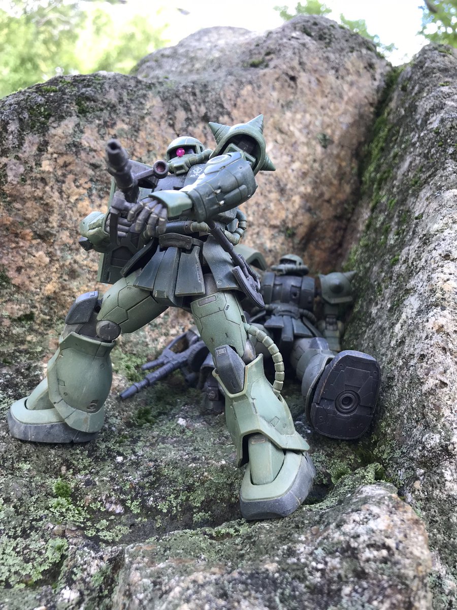 #天然ジオラマ
#ガンプラ
#GUNPLA
#ガンプラ好きと繋がりたい