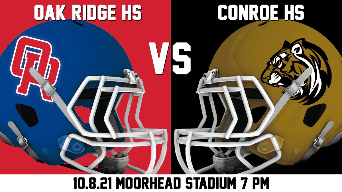 ConroeISDSports's tweet photo. Join us tonight for ORHS vs. CHS at 7:00 pm! Watch live on YouTube: https://t.co/tHtJYwlpZ7 @ORWarEagles @ConroeHSCISD https://t.co/iggvemTDXg
