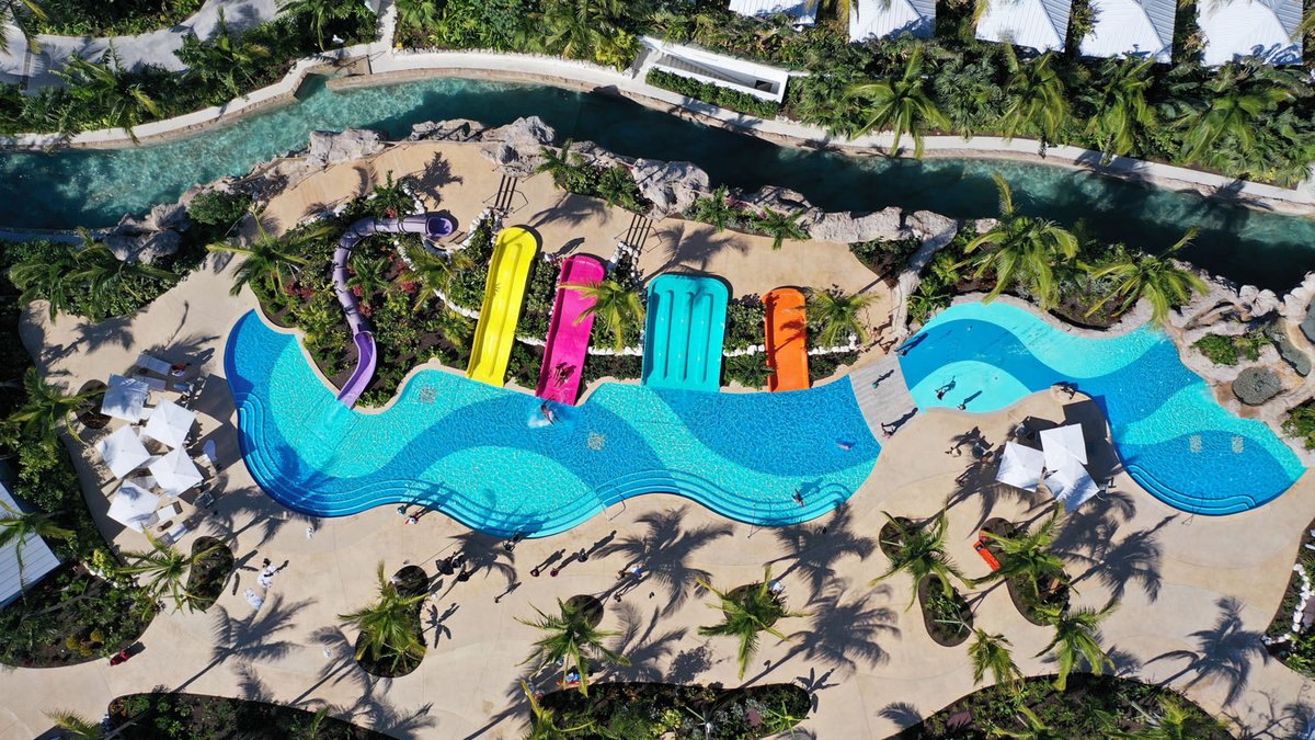 ProSlideTech's tweet photo. ProSlide's KIDZ Zone is purposefully designed for kids and families. Kid versions of our award-winning rides look and feel just like our iconic attractions, and include industry-leading safety designs.
#aquaticplay #relentlessinnovation #timelesstechnology https://t.co/g0n2zdKkKj