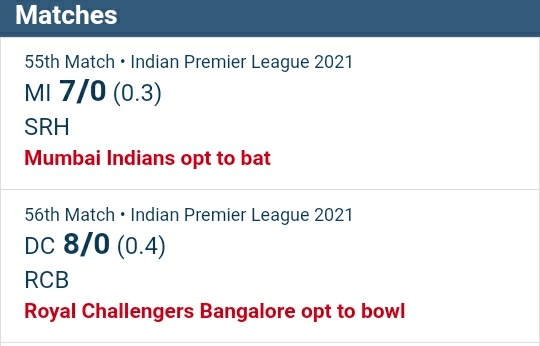 sanatanirahul_'s tweet photo. अब जीत हार का कोई मतलब नही है,
qualification के लिये तो दोनो मैच एक साथ कर दिया 🤣🤣😂😆
#IPL2021 #DoubleMatch #SRHvMI #MIvSRH #RCBvDC #DCvsRCB https://t.co/CWPYntKN9m