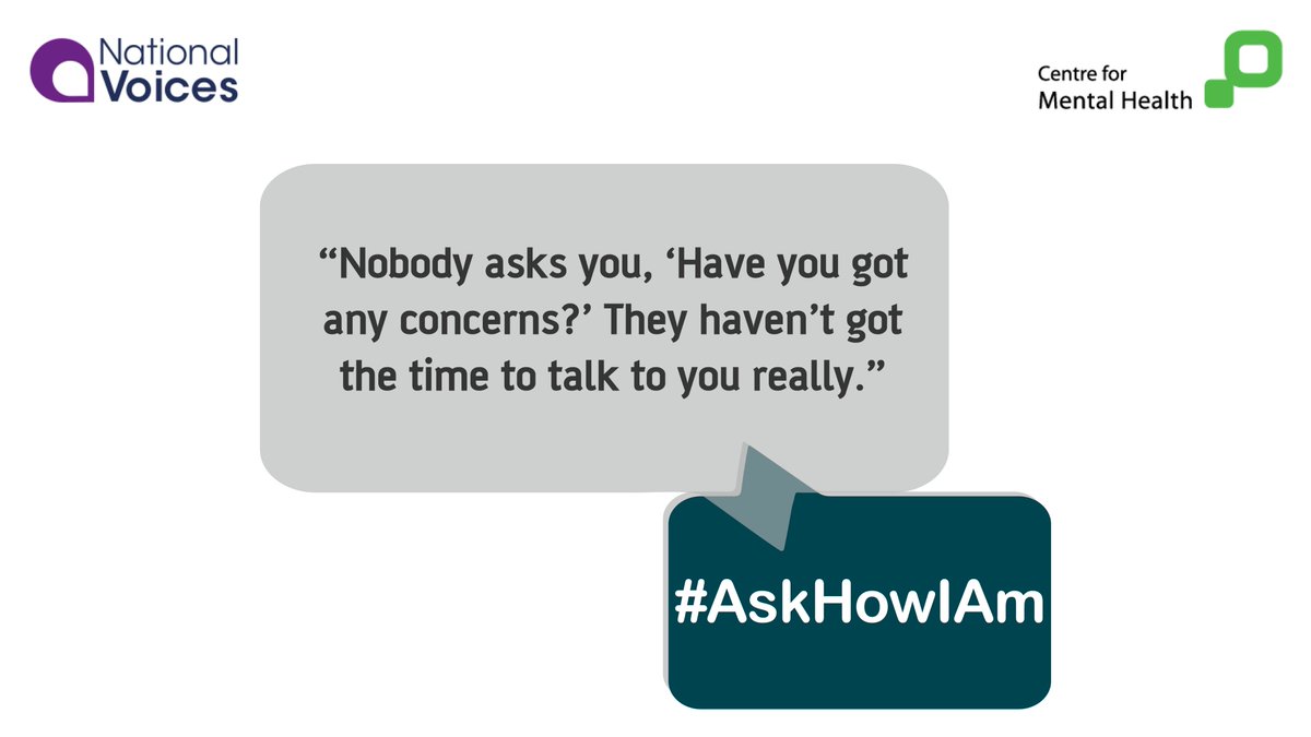 NVTweeting's tweet photo. The needs and experiences of people with long-term conditions are inevitably diverse. Diagnosis alone is not enough to predict someone’s needs for emotional support. On this #WorldMentalHealthDay we’re calling on healthcare providers to #AskHowIAm
👉https://t.co/FoaKnIo2wl https://t.co/RCoi8qhyxG