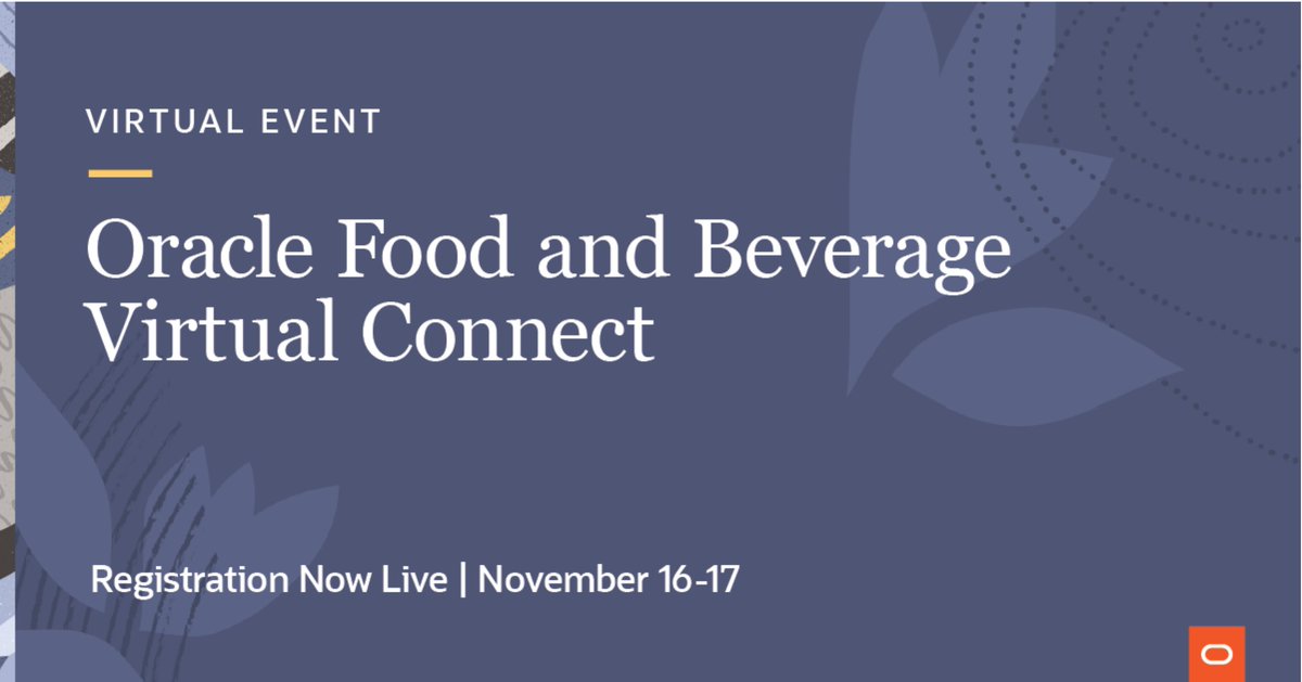 OracleFoodBev's tweet photo. Our Virtual Connect event is back! Learn the new best practices for online ordering, payments, and more: https://t.co/mwmLItLcQS #OFBVirtualConnect #CloudPOS #Simphony https://t.co/7oiEYiveDm