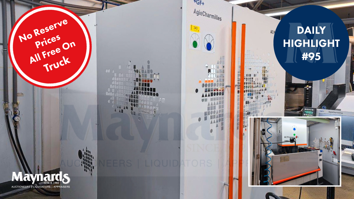 MaynardsEurope's tweet photo. #AGIECHARMILLES AC Progress VP2, new 2010 - #EDM
https://t.co/itAKJVh3GF

🔥Perfect opportunity for acquiring this top notch EDM!

Massive Multi Day #OnlineAuction closing 12th and 13th October.

#b2b #machinery #Auction #metalworking #machine  #machinesforsale https://t.co/pbKuzLTDh2
