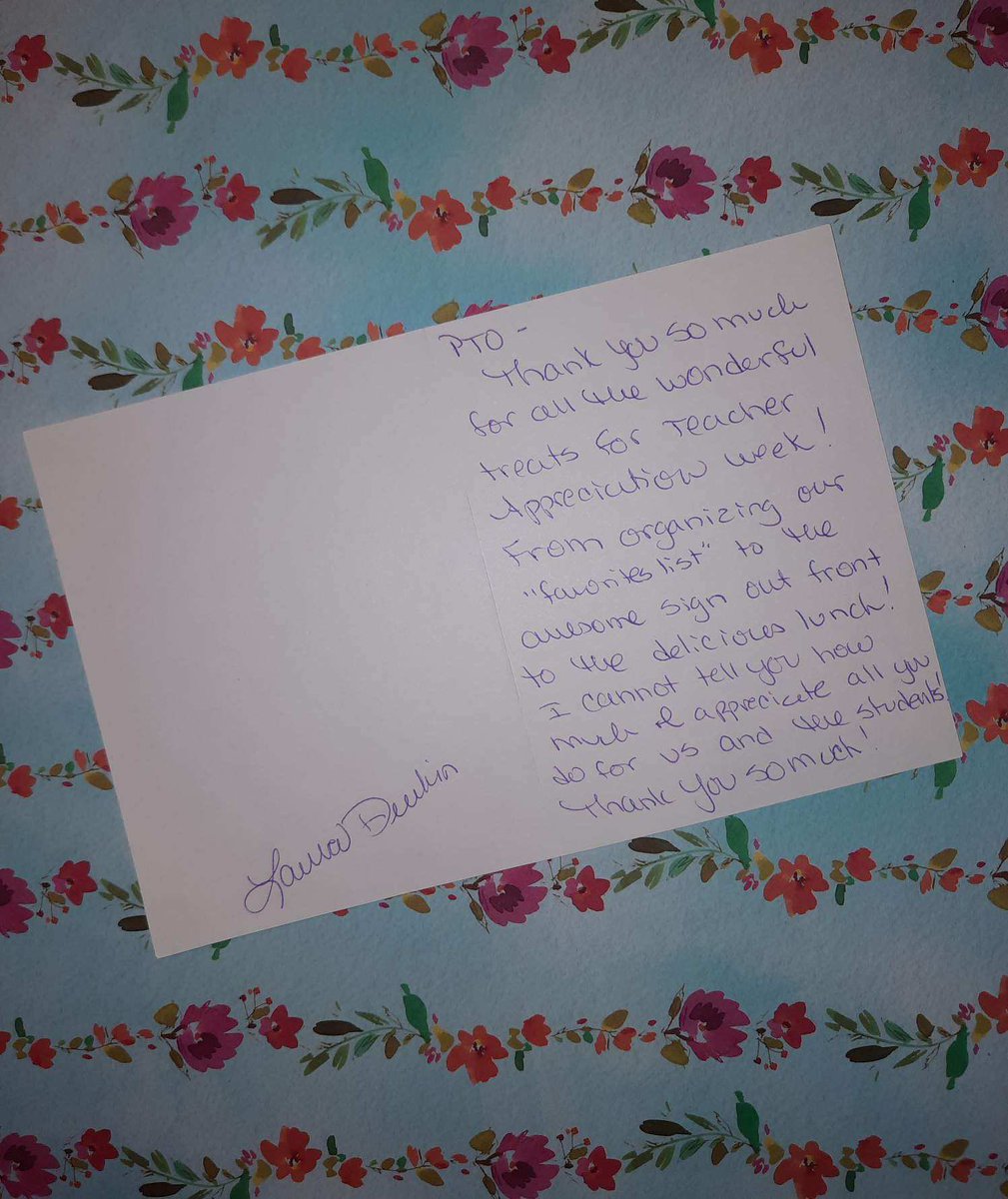WC68PTO's tweet photo. Just wanted to share a couple thank you cards we received to show everyone how much our teachers appreciate you! The PTO couldn’t do this without the parent participation and donations from each of you! Thank you so much! #thankyou #willowcreek68pto https://t.co/zukWtvbkGX