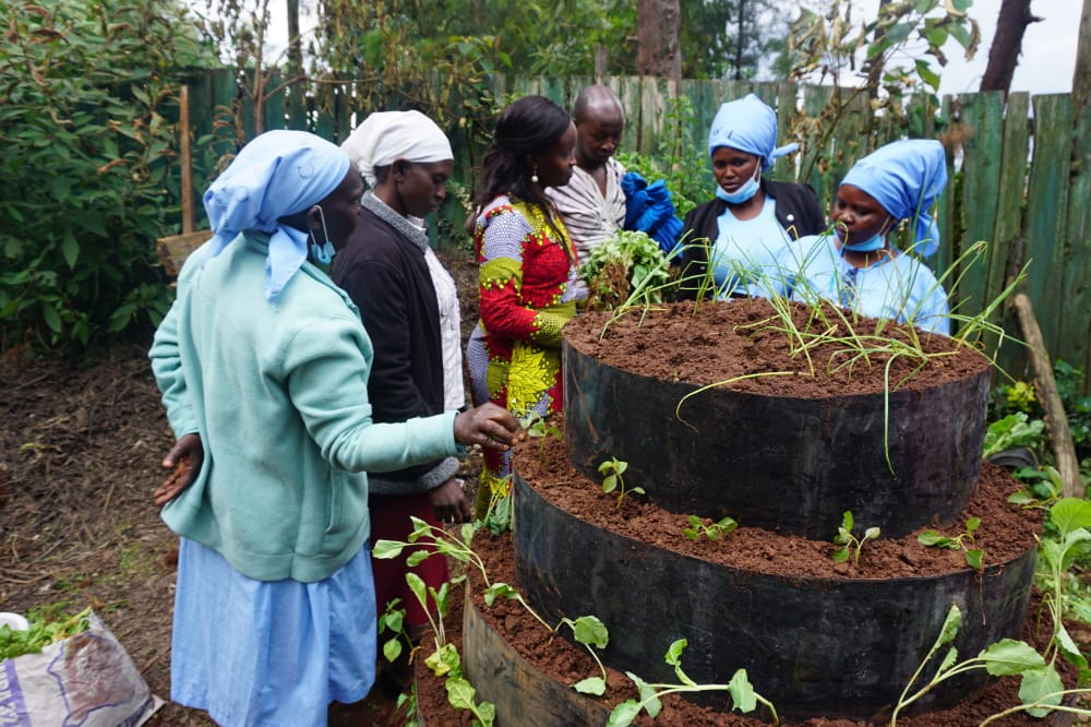 MitiAlliance's tweet photo. You learn by doing. 

Practically getting the hands dirty and planting away. 🌾🌿☘️💚🌱🍓🌻🇰🇪🌄

#Regenerativeagriculture 
#KithenGardens 
#foodsecurity 
#Permaculture 
#catholicchurch 
#women 

@cookswelljikos @routetofood @unwomenafrica @WholeFoods @Wangeci_GK @iwanjuhi https://t.co/Woq3XNCP7z