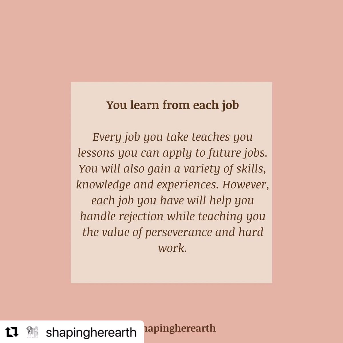 StatementArts's tweet photo. Slide and learn ⭐️ 

Most likely you’ll hold many jobs throughout your career journey. Having a set career path in mind when you first join the workforce will help to keep you on track.

#Repost 
@shapingherearth https://t.co/pwfyXDBSvZ