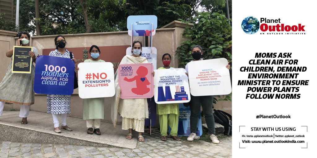 #NoExtensionsToPolluters, an online petition signed by 1000 women highlighting the impact that toxic pollutants can have on their children was handed over to officials from <a href="/moefcc/">MoEF&CC</a>  
Read: tinyurl.com/2e7ca2fm 
Visit: planet.outlookindia.com 
#MyRightToBreathe #AirQualityIndex
