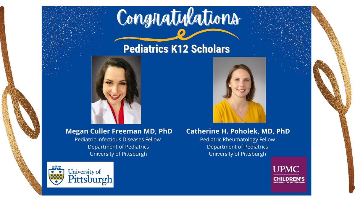 i4Kids (@i4kidsresearch) on Twitter photo Congratulations to i4Kids members @mcfreeID and <a href="/kpoho/">Katie (Catherine) Poholek</a> for being selected as <a href="/PittPediatrics/">Pitt Department of Pediatrics</a> K12 Scholars! i4kids.org/news-events/ne… Congratulations to i4Kids members @mcfreeID and <a href="/kpoho/">Katie (Catherine) Poholek</a> for being selected as <a href="/PittPediatrics/">Pitt Department of Pediatrics</a> K12 Scholars! i4kids.org/news-events/ne…