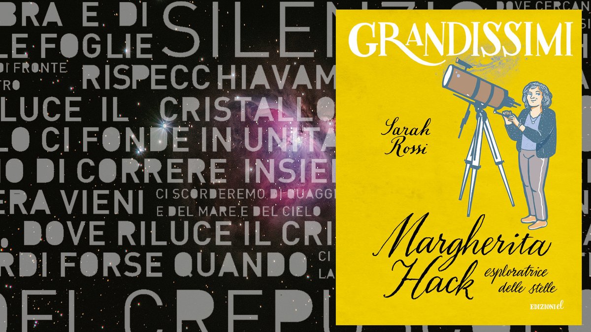 Una vita illuminata dalla luce delle stelle… La storia di una #scienziata ribelle e spericolata capace di svelare i misteri del cosmo. La vita di #MargheritaHack raccontata per la collana #Grandissimi. <a href="/FondazioneMHack/">Fondazione Margherita Hack</a>